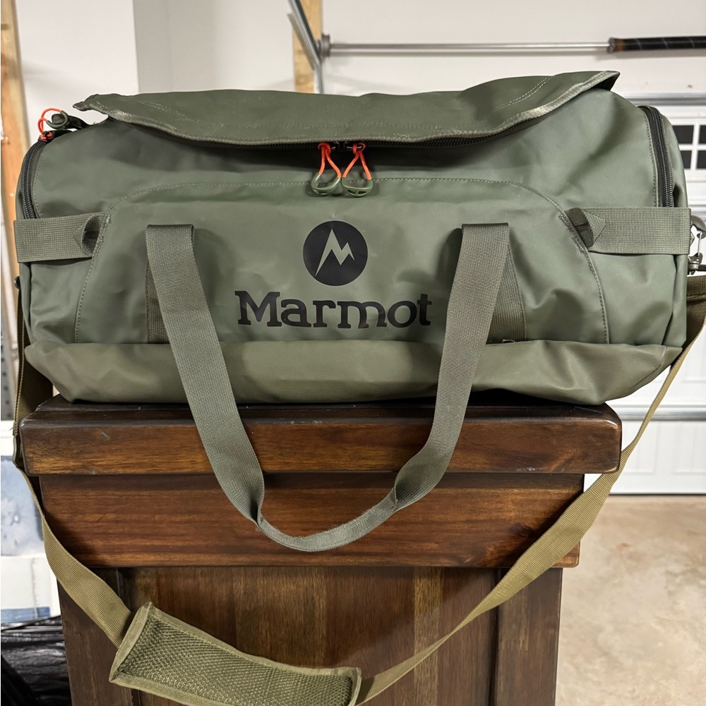 50 L Marmot Sage Green Duffel Bag